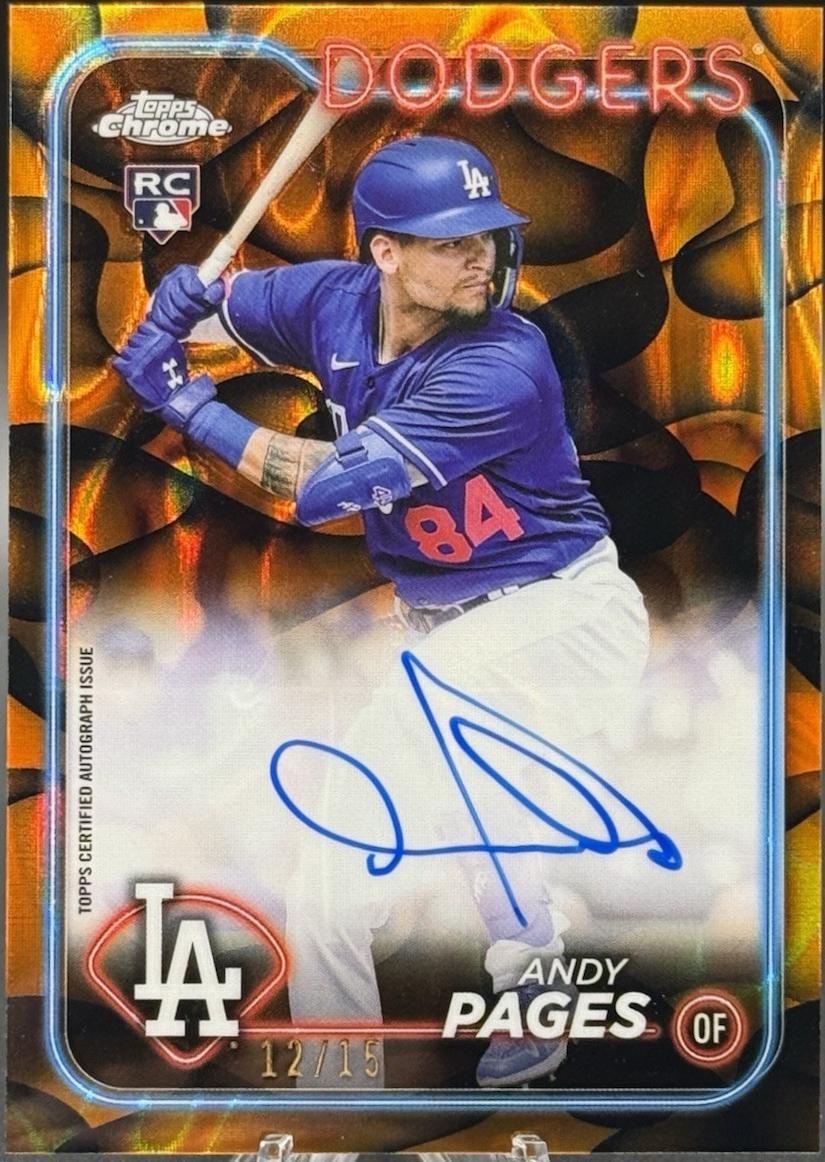 Andy Pages [Orange Black Lava Lamp Magenta Purple] #RA-AP