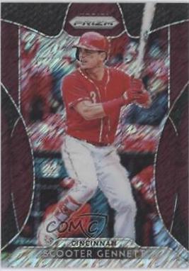 Scooter Gennett [Burgundy Shimmer Prizm] #75