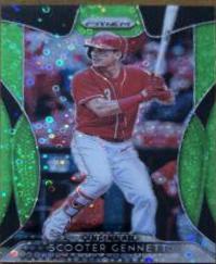 Scooter Gennett [Lime Green Donut Circles Prizm] #75