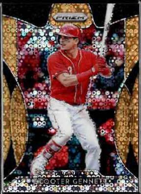 Scooter Gennett [Neon Orange Donut Circles Prizm] #75