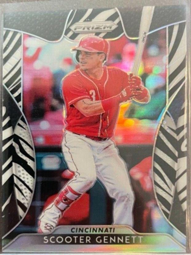 Scooter Gennett [Zebra Stripes Prizm] #75