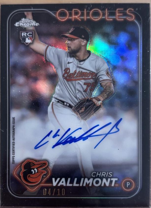 Chris Vallimont [Black Refractor] #RA-CV
