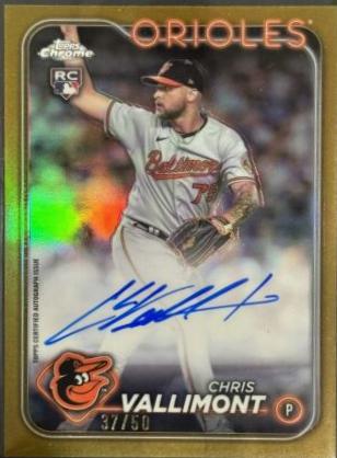 Chris Vallimont [Gold Refractor] #RA-CV