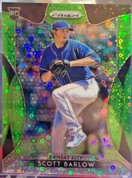 Scott Barlow [Lime Green Donut Circles Prizm] #235