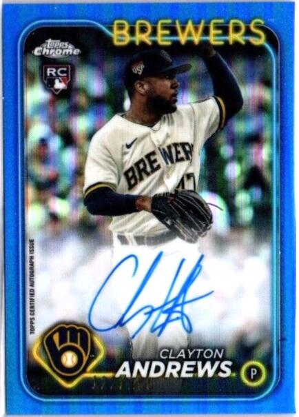Clayton Andrews [Blue Refractor] #RA-CA