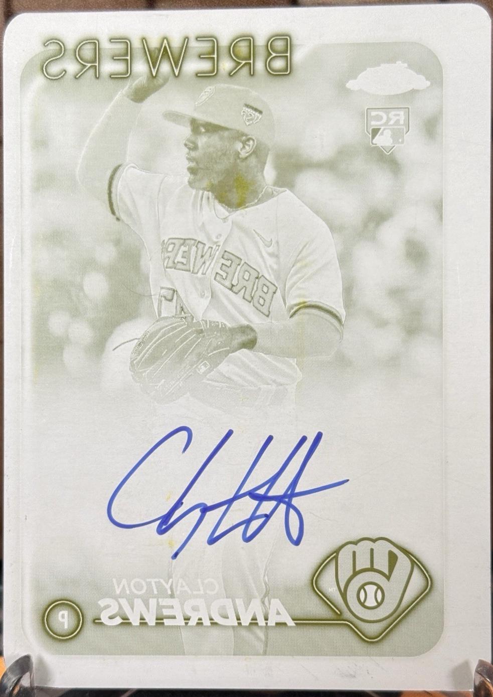 Clayton Andrews [Printing Plate] #RA-CA
