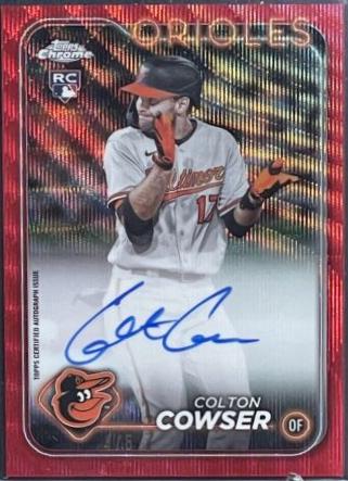 Colton Cowser [Red Wave Refractor] #RA-CC