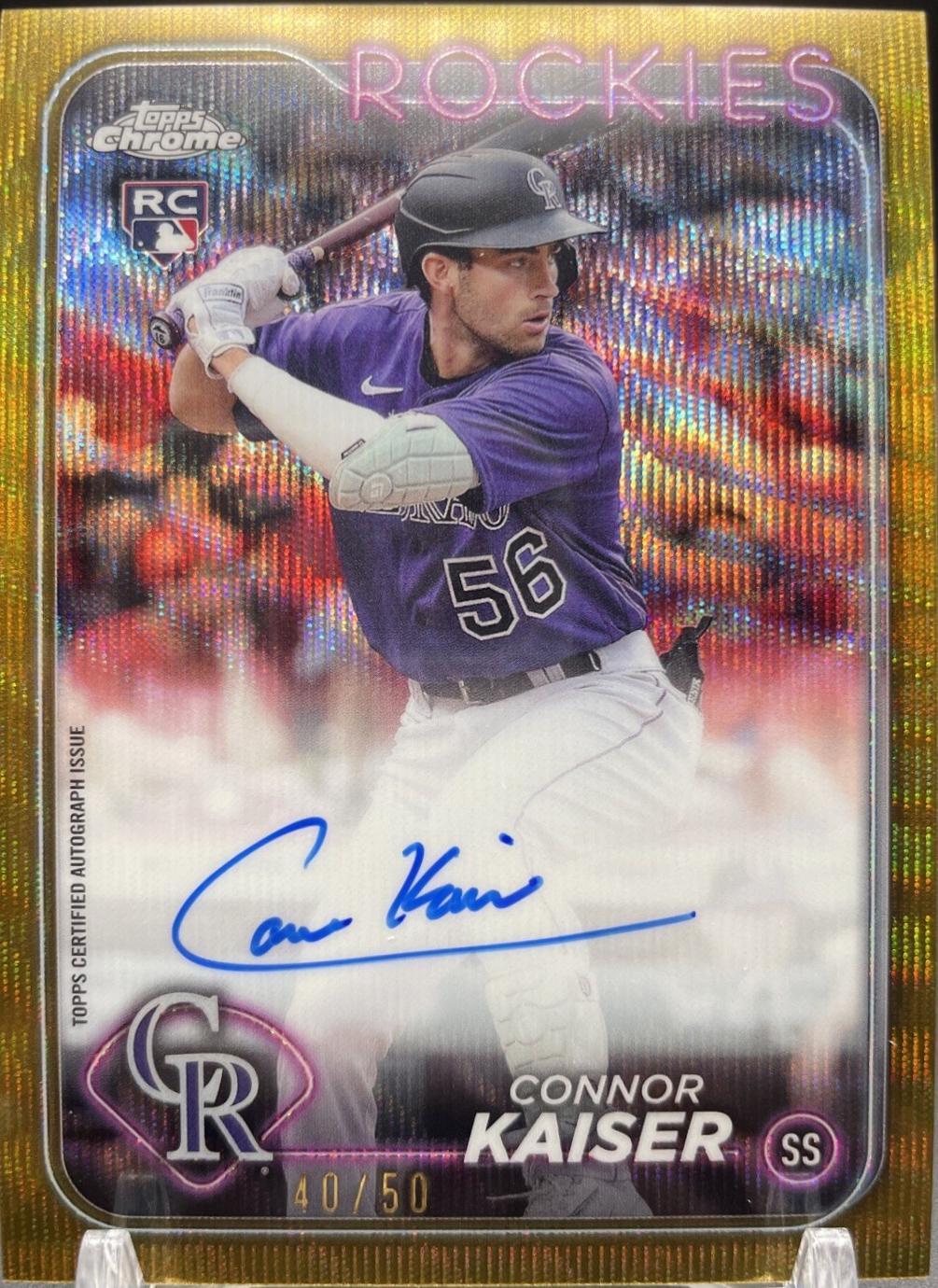 Connor Kaiser [Gold Wave Refractor] #RA-CK