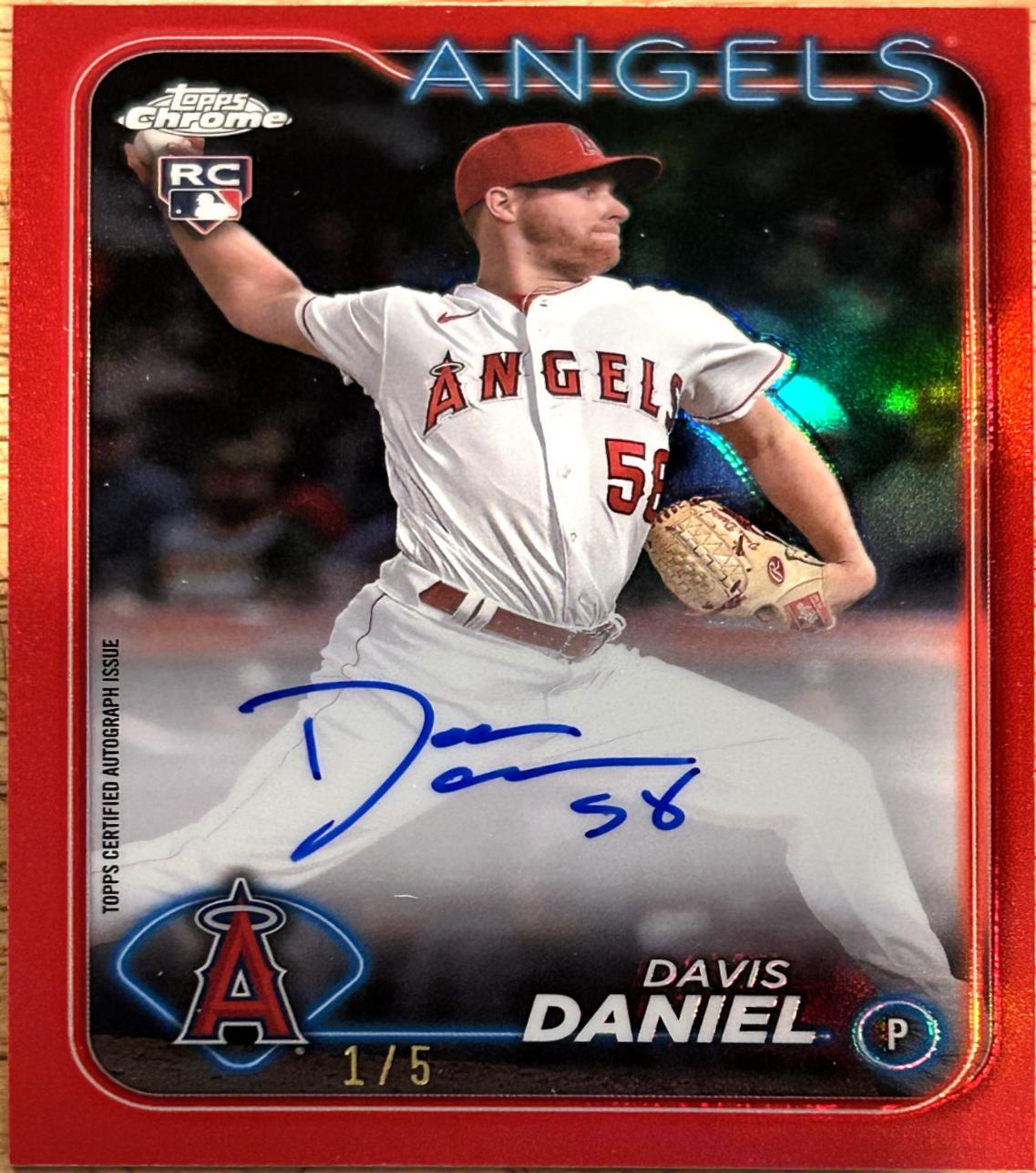 Davis Daniel [Red Refractor] #RA-DD