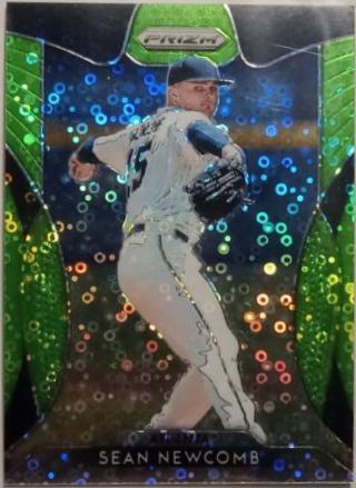 Sean Newcomb [Lime Green Donut Circles Prizm] #5