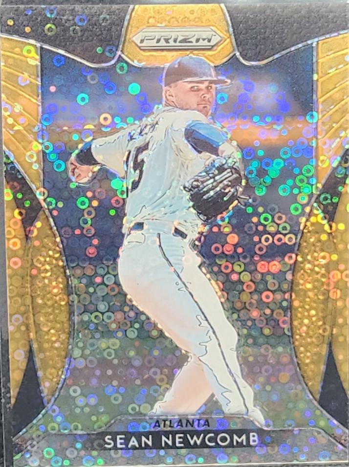 Sean Newcomb [Neon Orange Donut Circles Prizm] #5