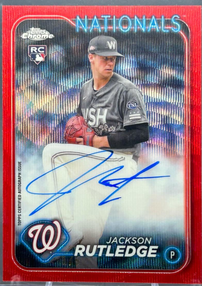Jackson Rutledge [Red Wave Refractor] #RA-JRU