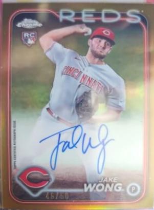 Jake Wong [Gold Refractor] #RA-JAW