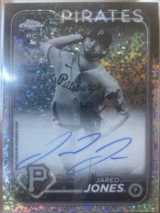 Jared Jones [Black White Mini-Diamond Refractor] #RA-JJ