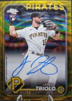 Jared Triolo [Gold Wave Refractor] #RA-JTR