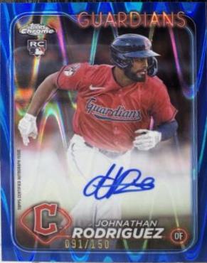 Johnathan Rodriguez [Blue Refractor] #RA-JR