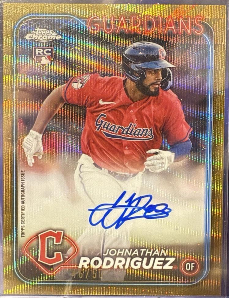 Johnathan Rodriguez [Gold Wave Refractor] #RA-JR