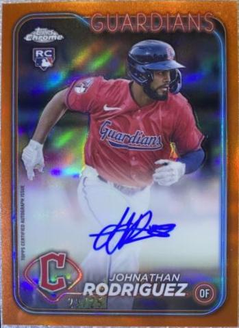 Johnathan Rodriguez [Orange Refractor] #RA-JR