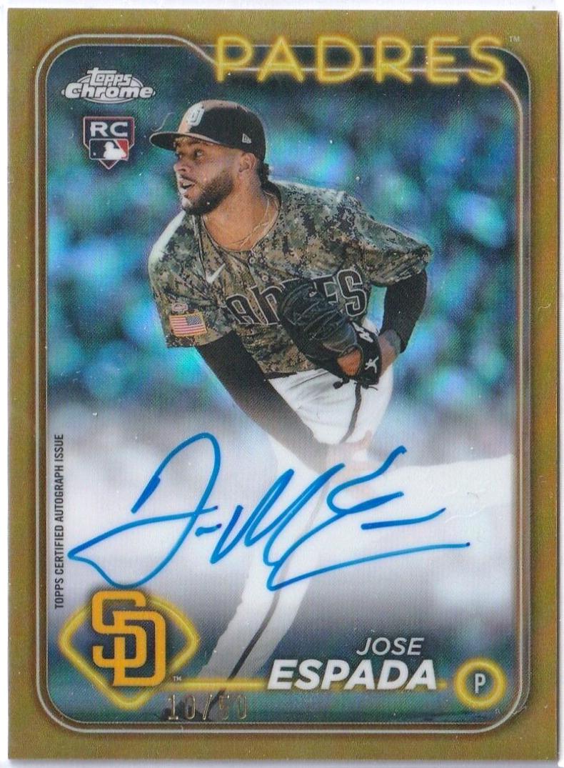 Jose Espada [Gold Refractor] #RA-JE
