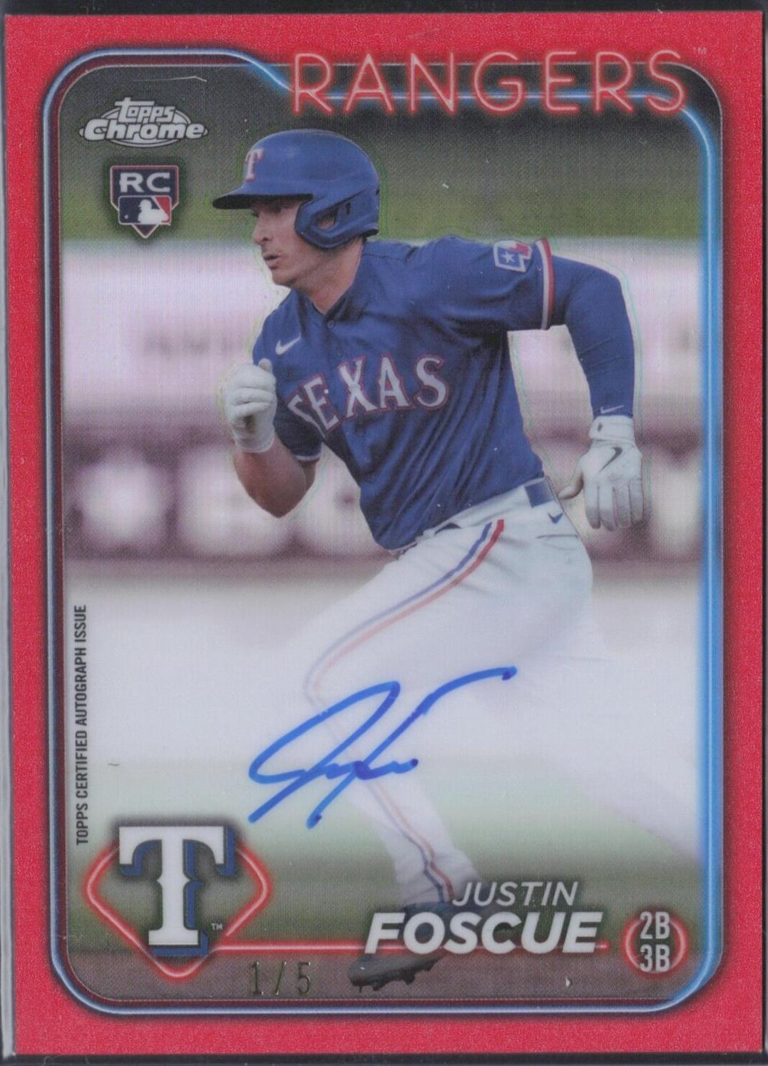 Justin Foscue [Red Refractor] #RA-JF