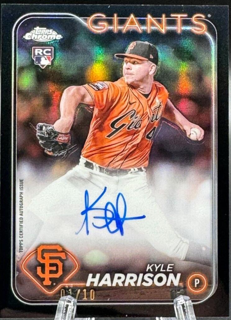Kyle Harrison [Black Refractor] #RA-KH