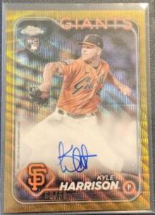 Kyle Harrison [Gold Wave Refractor] #RA-KH