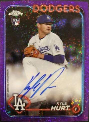 Kyle Hurt [Black and White Mini Diamond Refractor] #RA-KHU
