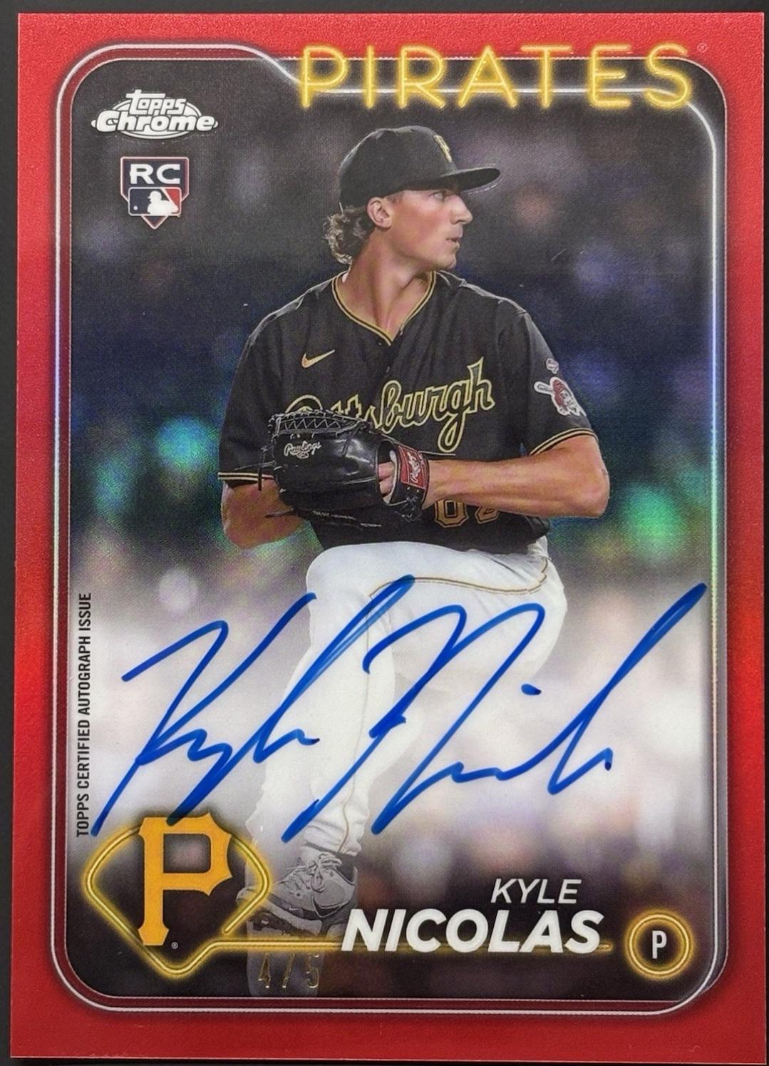 Kyle Nicolas [Red Wave Refractor] #RA-KN