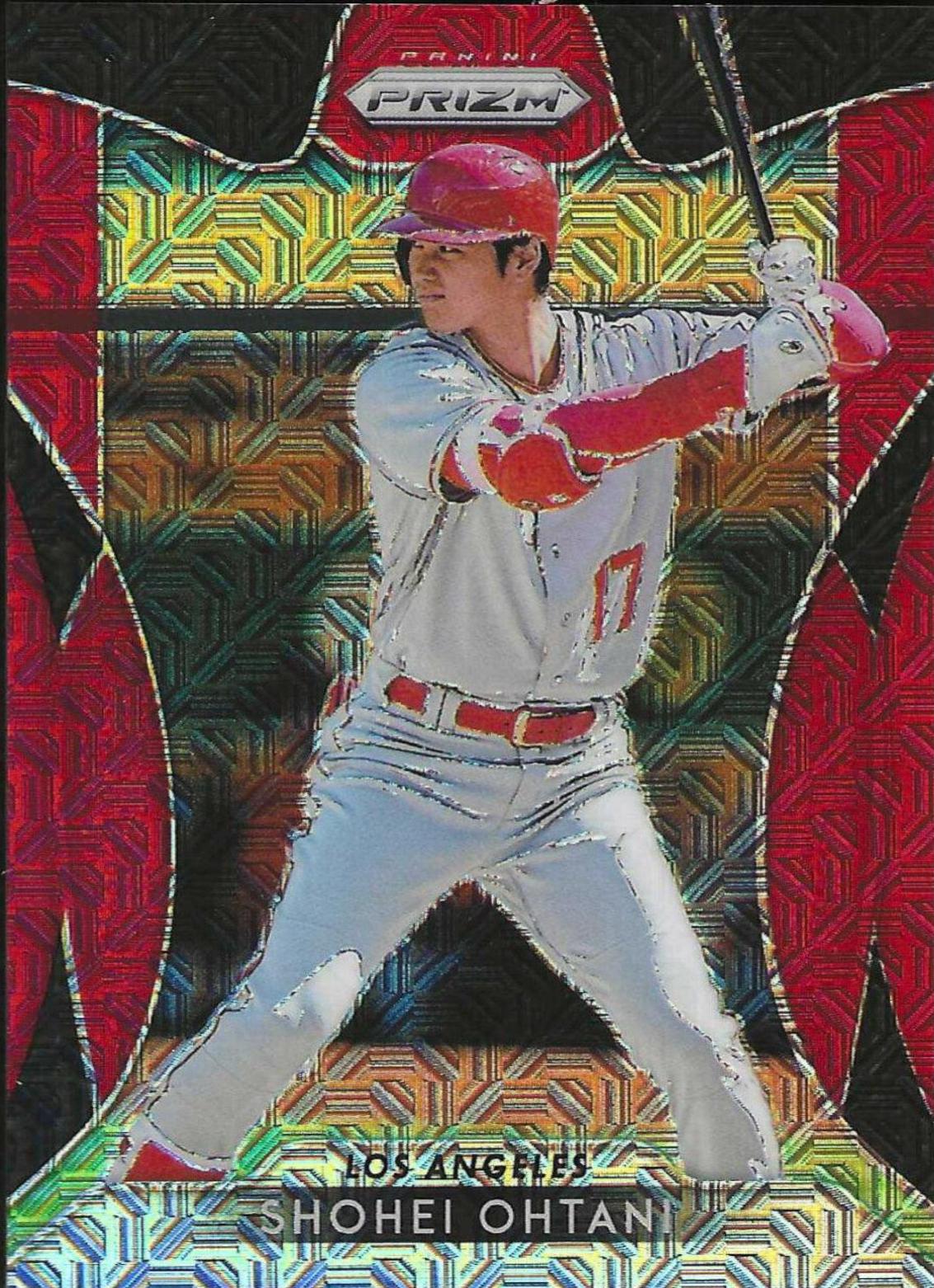 Shohei Ohtani [Red Mojo Prizm] #153