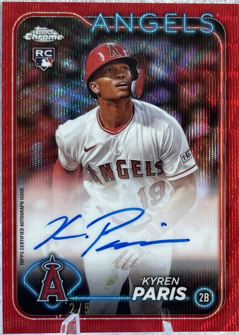Kyren Paris [Red Wave Refractor] #RA-KP