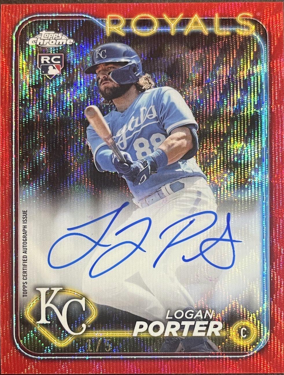 Logan Porter [Red Wave Refractor] #RA-LP