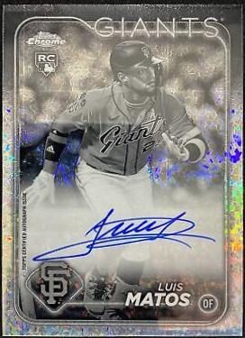 Luis Matos [Black and White Mini Diamond Refractor] #RA-LM