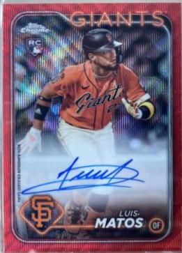 Luis Matos [Red Wave Refractor] #RA-LM