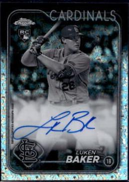 Luken Baker [Black and White Mini Diamond Refractor] #RA-LB