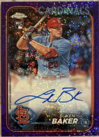 Luken Baker [Purple Speckle Refractor] #RA-LB