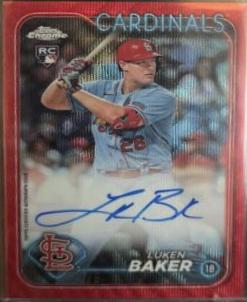 Luken Baker [Red Wave Refractor] #RA-LB