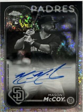 Mason McCoy [Black and White Mini Diamond Refractor] #RA-MCC