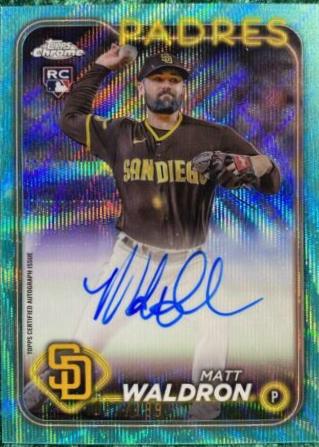Matt Waldron [Aqua Wave Refractor] #RA-MWA