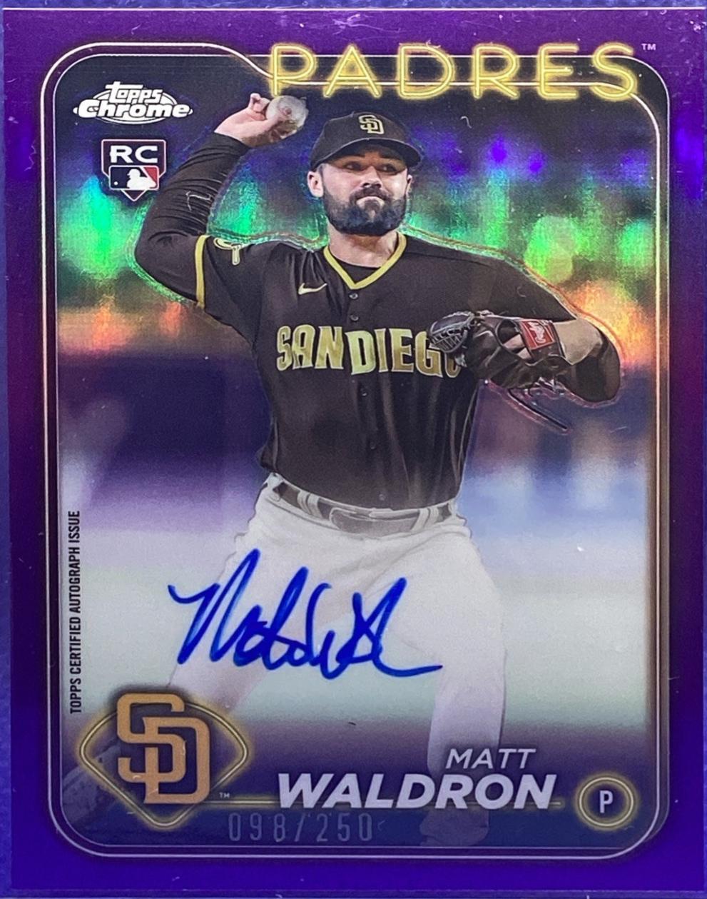 Matt Waldron [Purple Refractor] #RA-MWA