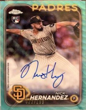 Nick Hernandez [Aqua Wave Refractor] #RA-NH