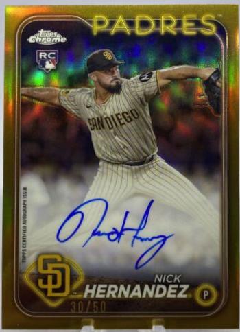 Nick Hernandez [Gold Refractor] #RA-NH
