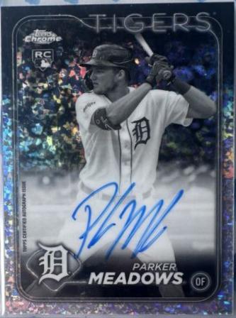 Parker Meadows [Black and White Mini Diamond Refractor] #RA-PM