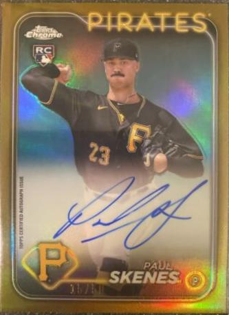 Paul Skenes [Gold Refractor] #RA-PS