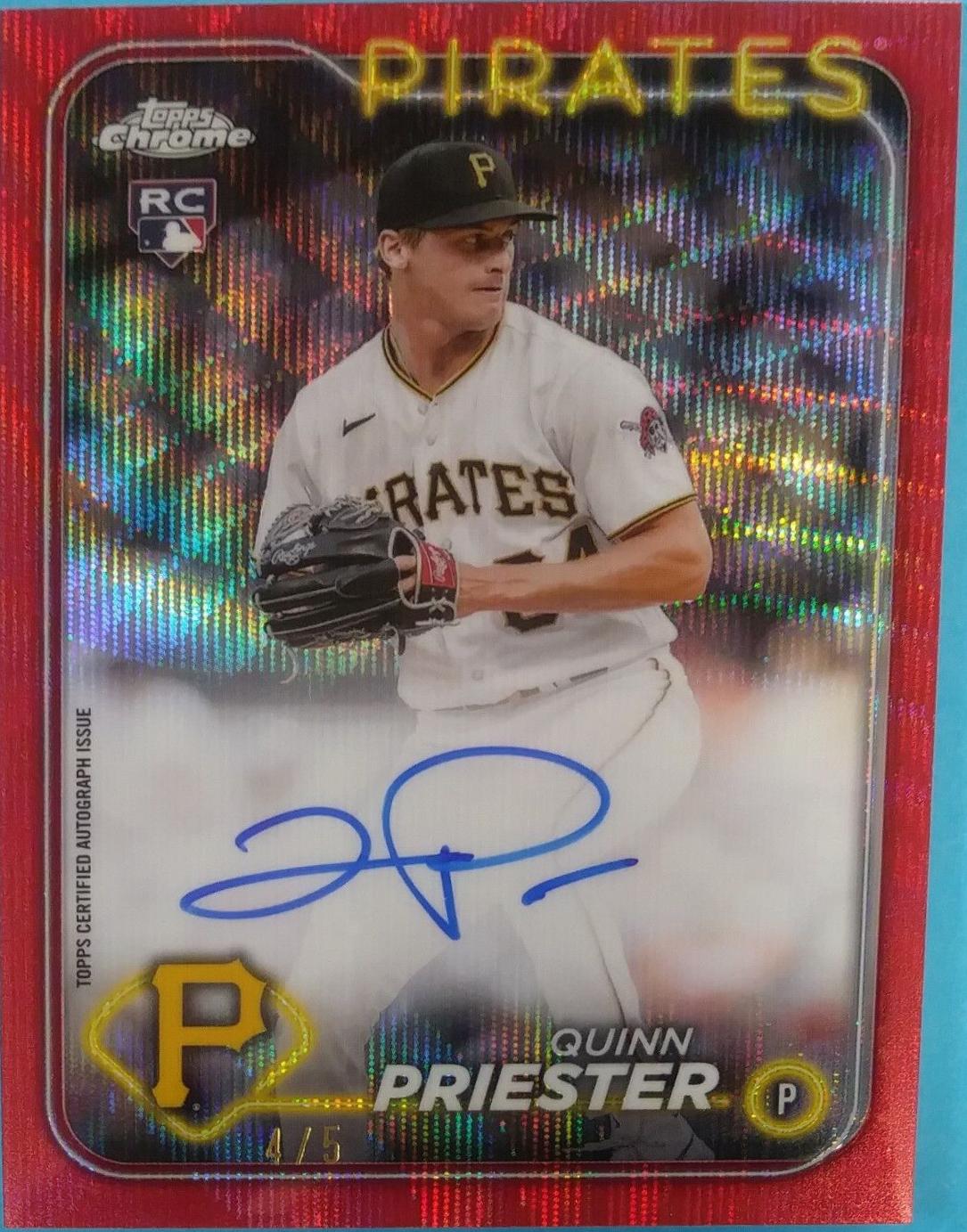 Quinn Priester [Red Wave Refractor] #RA-QP