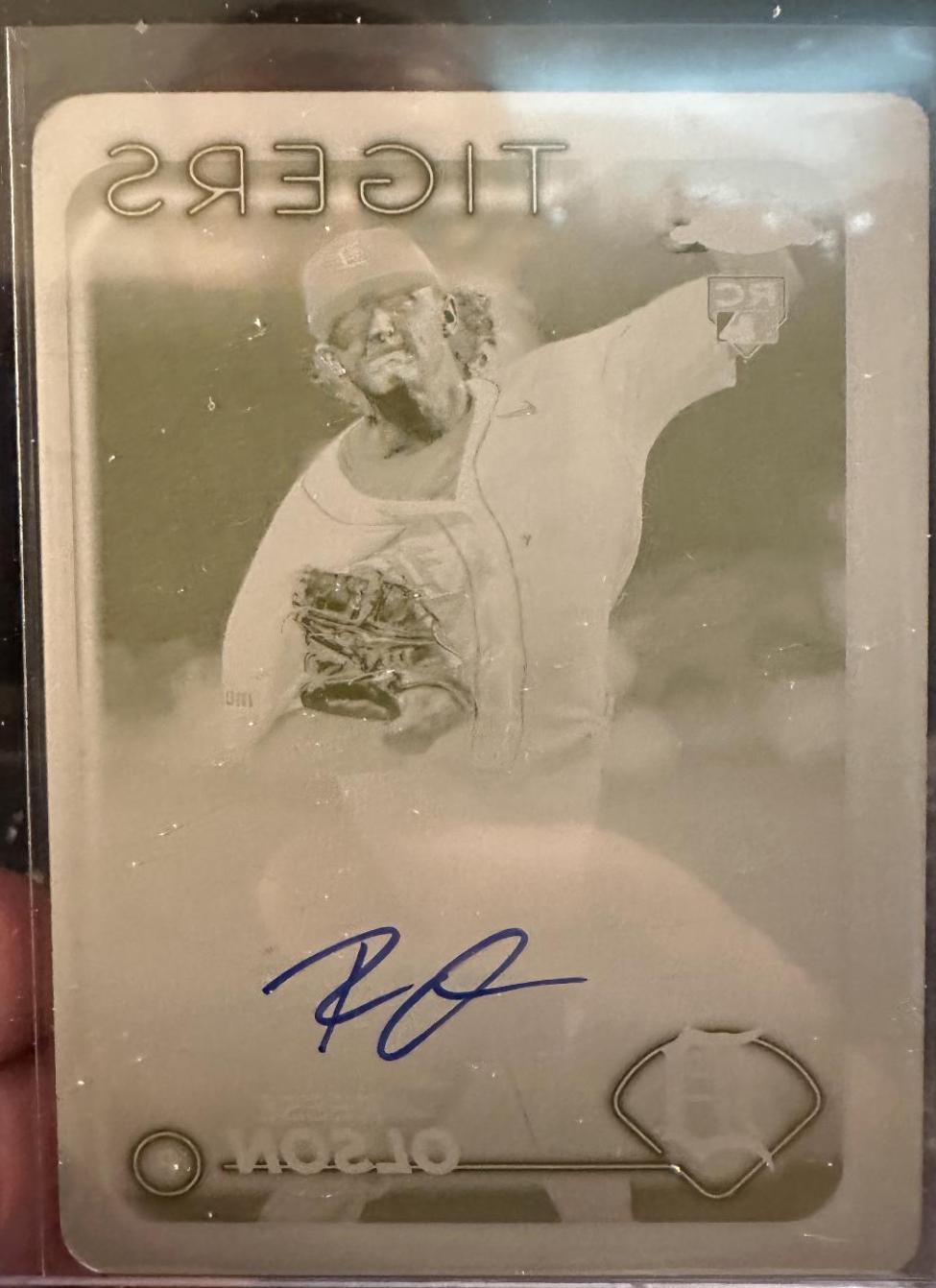 Reese Olson [Yellow Printing Plate] #RA-RO