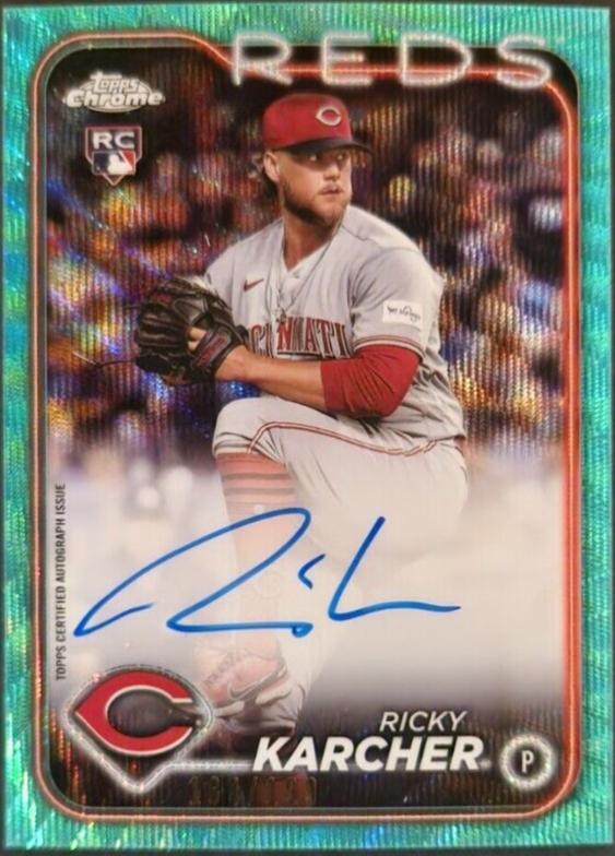 Ricky Karcher [Aqua Wave Refractor] #RA-RK