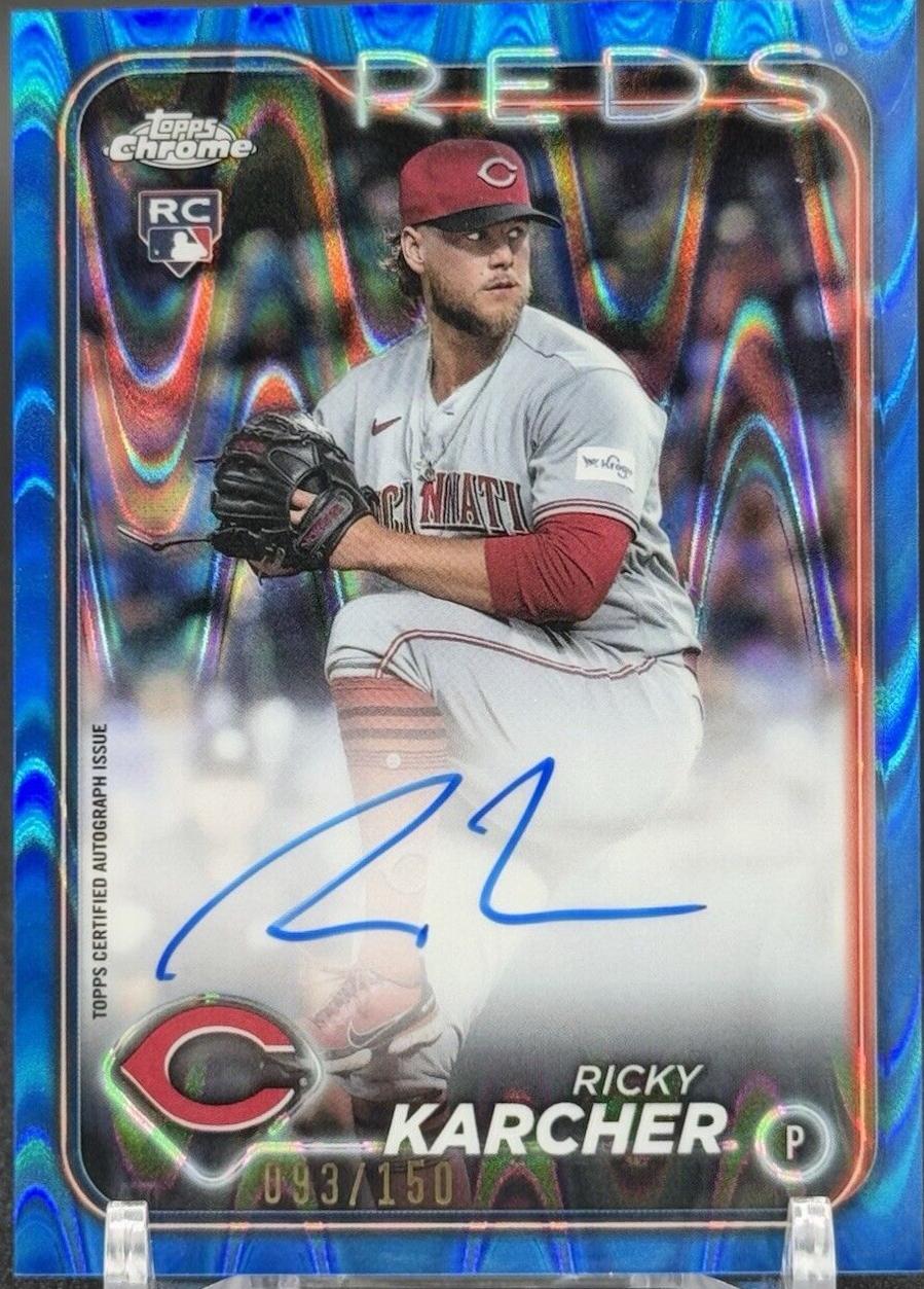 Ricky Karcher [Blue RayWave Refractor] #RA-RK