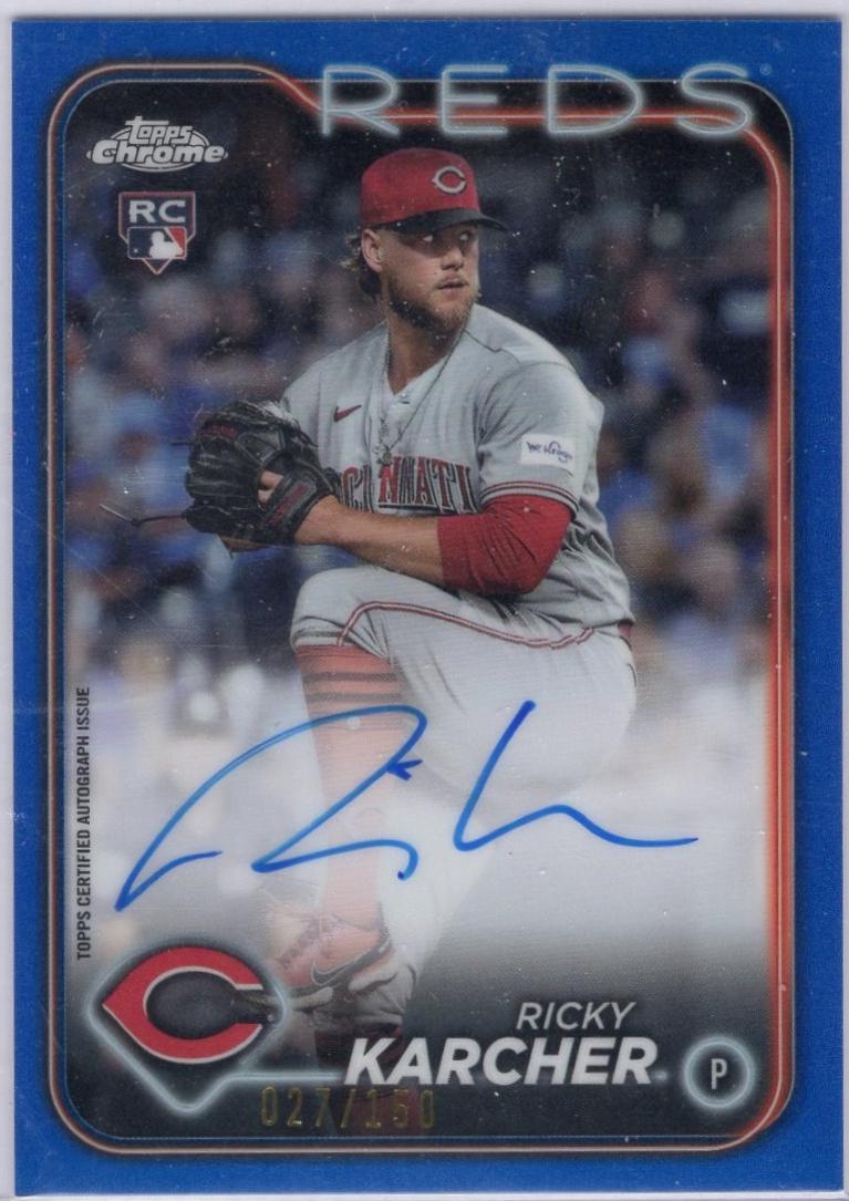 Ricky Karcher [Blue Refractor] #RA-RK