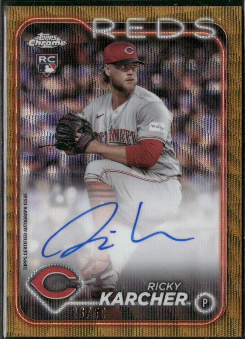 Ricky Karcher [Gold Wave Refractor] #RA-RK