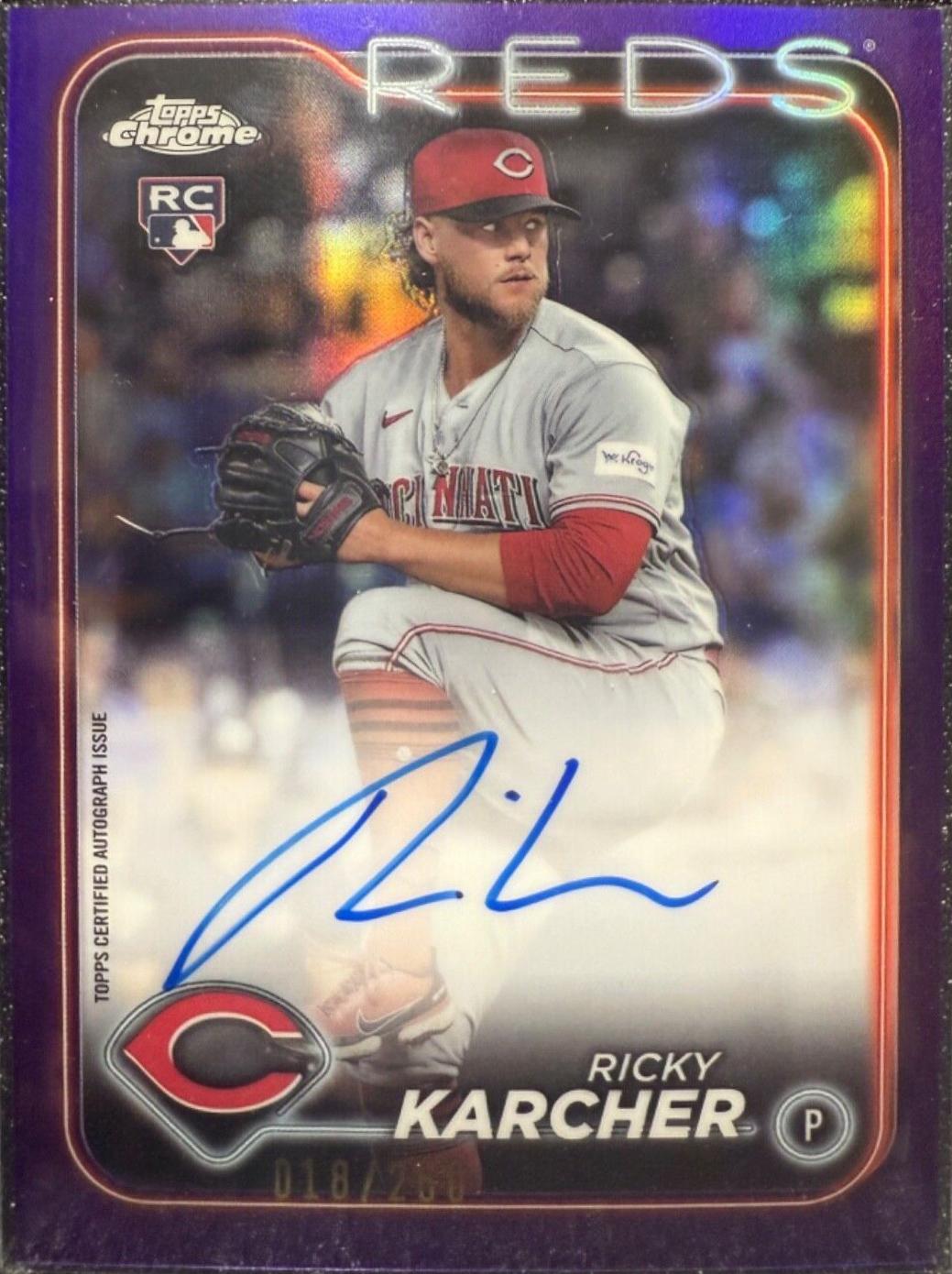 Ricky Karcher [Purple Refractor] #RA-RK